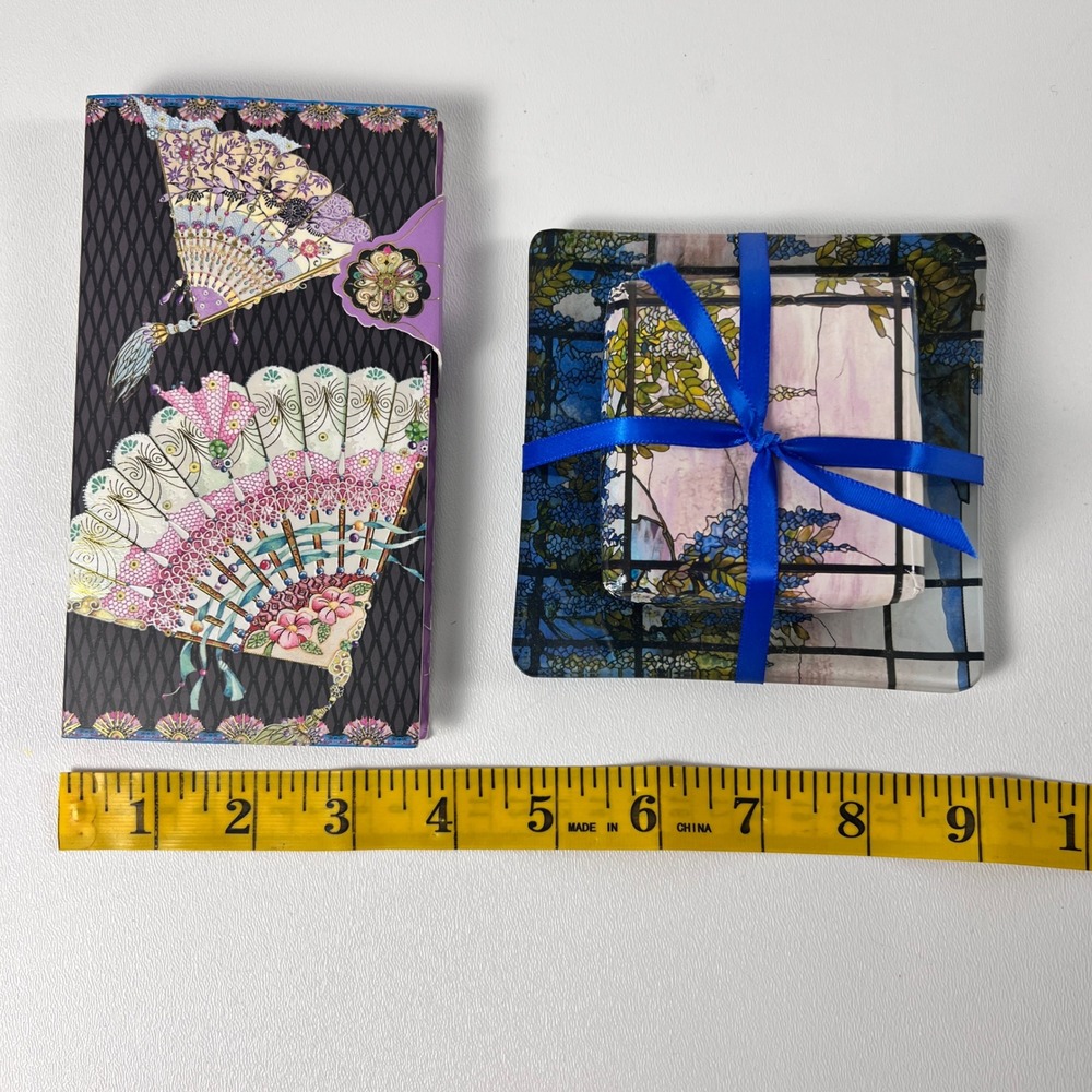 Decorative Soap + Dish & Pictura Notepad
Pen Gift Set Art Nouveau Purple Floral - Picture 5 of 5